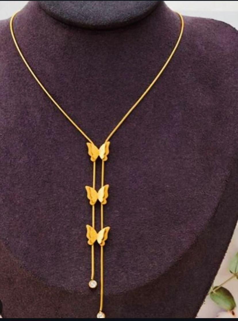 [À VALIDER] Collier Papillons Lasso